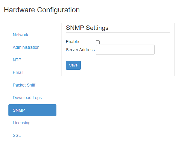SNMP Configuration
