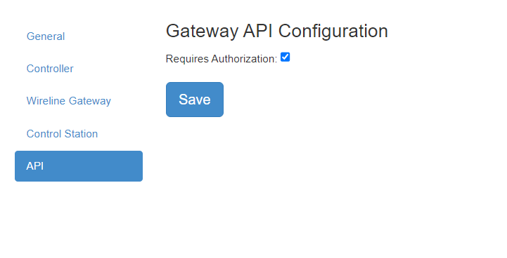 Gateway API configuration